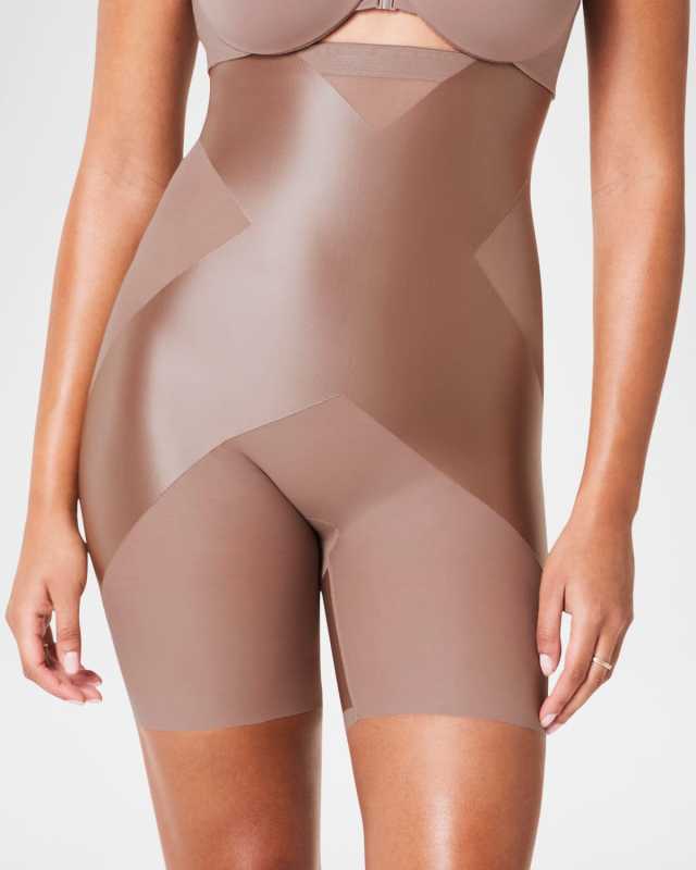 High-Rise Booty-Lifting X Mid-Thigh Shorts